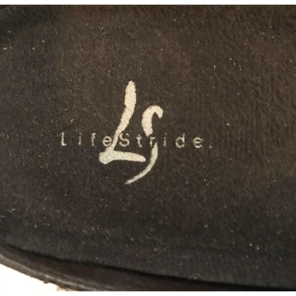 LiteStride Womens Brown Leather Slip On Clogs Casual Work Shoes Size 10 - Picture 6 of 6